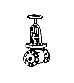8" Gate Valve w/Wheel