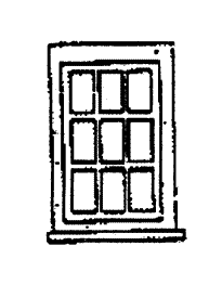Steel Sash Nine Light Windows