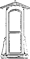 Tall Ornate Two-Lite Windows