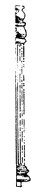 Fluted Posts -- Half Round  - 13-1/2'