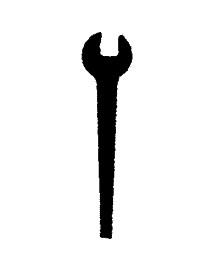 Miniature Tools -- Spud Wrench pkg(6)
