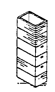 Stacked Empty Crates -- Five High
