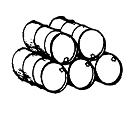 55-Gallon Drums -- Stack