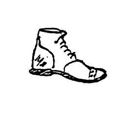 Old-Time Store Sign -- Large Boot
