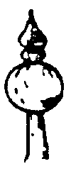 Large ball finial