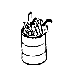 55-Gallon Drums -- Oil, w/Trash