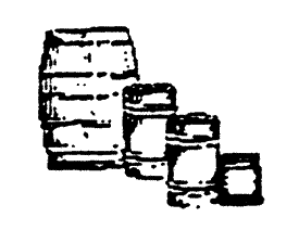 Junk Barrel -- With Trash Pile