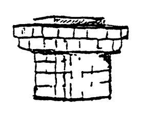 Brick Chimney -- Stone