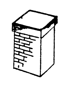Brick Chimneys -- Stone