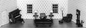 Master Touch Interior Detail Sets (Unpainted Metal Castings) -- Family Room w/Walls