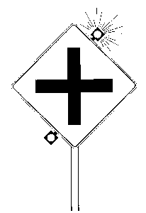 Flashing Highway sign kit