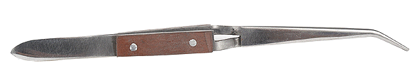 Tweezers -- Self-Closing, Bent-Nose