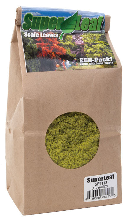 SuperLeaf Scale Model Leaf Flake - ECO-Pak - 24oz  680g -- Light Green