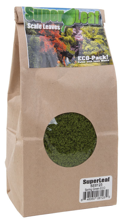 SuperLeaf Scale Model Leaf Flake - ECO-Pak - 24oz  680g -- Spring Green