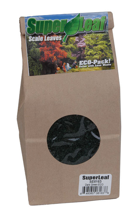 SuperLeaf Scale Model Leaf Flake 24oz ECO-Pak -- Dark Green
