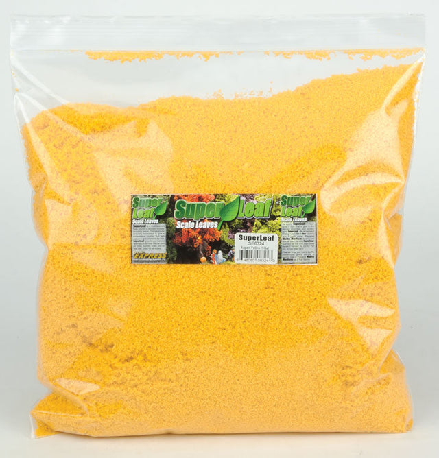 SuperLeaf Scale Model Leaf Flake 1-gal SuperPak -- Aspen Yellow