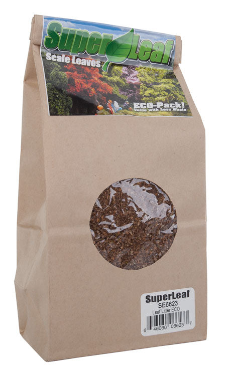 SuperLeaf Scale Model Leaf Flake 24oz ECO-Pak -- Leaf Litter