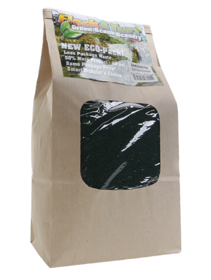 Flock & Turf Ground Cover ECO Pack Bag - 48oz  1.4L -- Fine - Forest Green