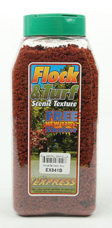 Flock & Turf - Scenic Foams & Ground Textures - Brown Tones - 32 Ounces -- Georgia Clay - Coarse-2