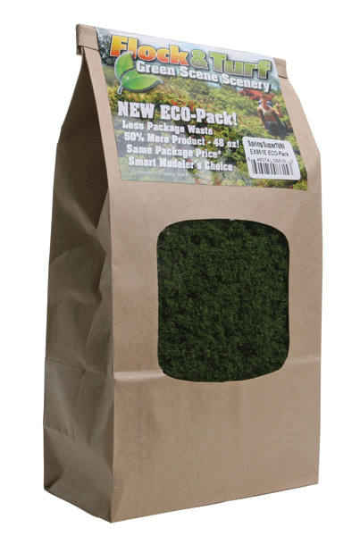 Super Turf Ground Cover ECO Pack Bag - 48oz  1.4L -- Spring Green