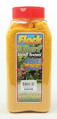 Flock & Turf - Scenic Foams & Ground Textures - Autumn Tones - 32 Ounces -- Aspen Yellow - Fine-2
