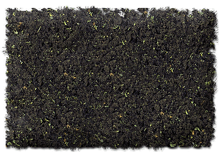 Flock & Turf - Scenic Foams & Ground Textures - Blended Tones - 32 Ounces -- Dark Humus Blend-1