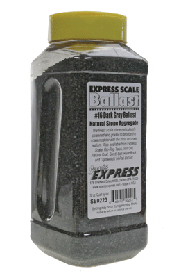 Natural Stone Ballast #16 -- Dark Gray - 1 Quart  .95L