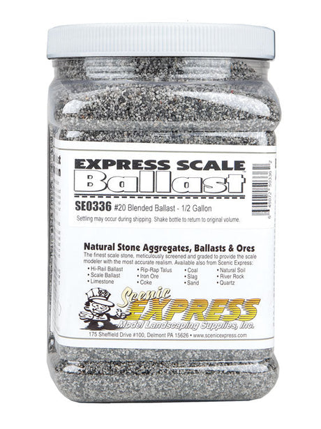 Natural Stone Ballast #20 -- Blended - 1/2 Gallon  1.89L
