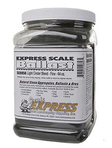 Natural Cinder (May Contain Magnetic Particles - Not Suitable for Ballast) -- Light Fine (1/2 Gallon)