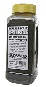 Natural Cinder (May Contain Magnetic Particles - Not Suitable for Ballast) -- Dark Fine (1 Quart)
