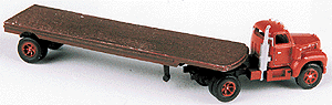 Tractor/Trailer Mack -- Model B w/Flat Bed