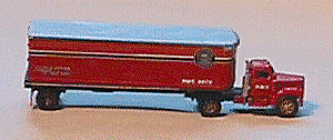Tractor/Trailer -- 30' Van Trailer Circa 1959