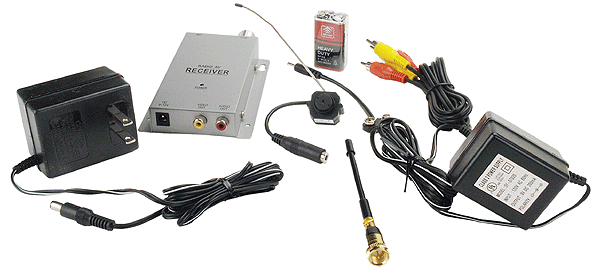 Wireless Color Camera System -- With Audio
