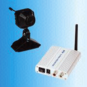 2.4Ghz Wireless Micro ColorCam System -- Single Camera with Sound