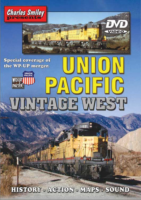 Union Pacific Vintage West - DVD -- Special Coverage of the WP-UP Merger (1 Hour, 38 Minutes)
