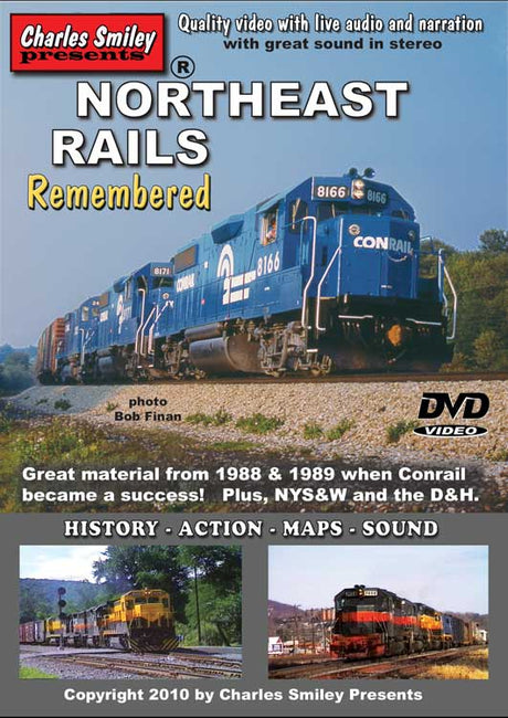 Northeast Rails Remembered DVD -- 1 Hour, 40 Minutes