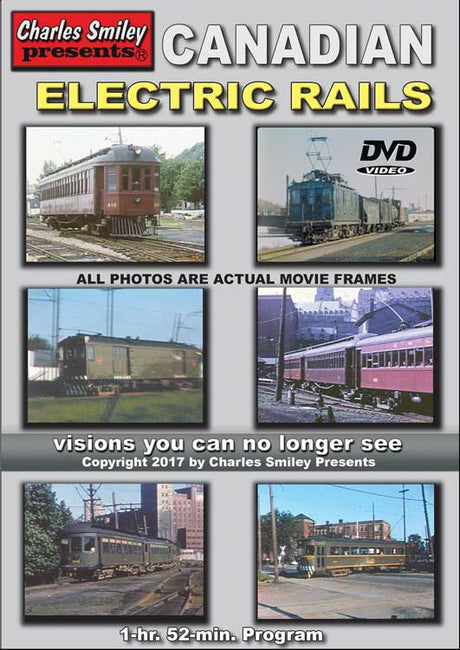 Canadian Electric Rails 1950s -- 1 Hour, 11 Minutes