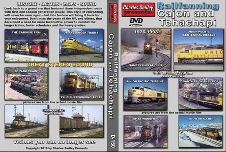 Railfanning Cajon and Tehachapi DVD -- 1 Hour, 38 Minutes