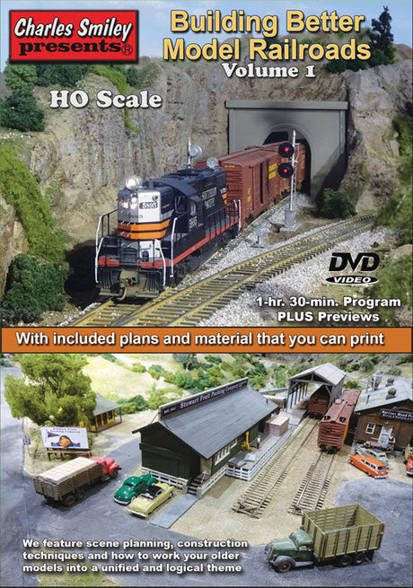 Build Better Model Railroads DVD -- Volume 1 (1 Hour, 30 Minutes)