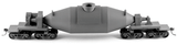 Basic 200-Ton 4-Truck Hot Metal Bottle Car - Kit -- Undecorated (Cone Ends)-1