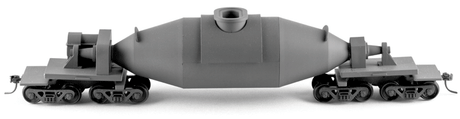 Basic 200-Ton 4-Truck Hot Metal Bottle Car - Kit -- Undecorated (Cone Ends)-1