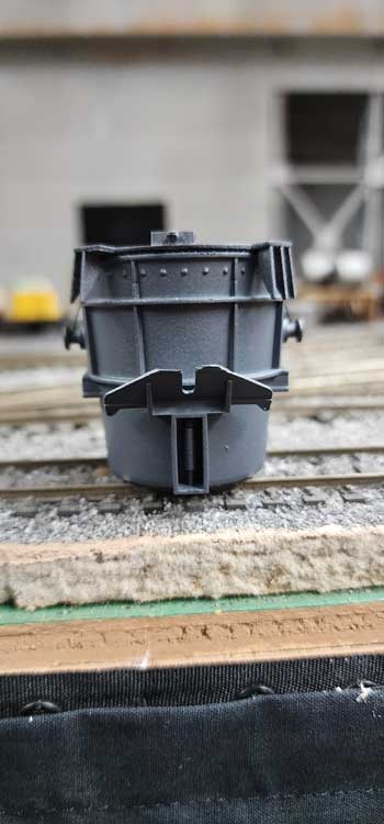 Steel Mill Ladle Transfer Car with Ladle - Kit -- With Trucks, Kadee Couplers, Metal Wheels (undecorated)-3