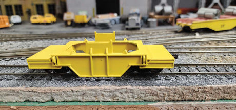 Steel Mill Ladle Buffer Car - Kit -- With Trucks, Kadee Couplers, Metal Wheels (undecorated)-1