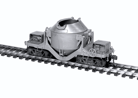 Pollack 75-Ton Hot Metal Car - Kit -- Undecorated-1