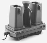 Small Bottom-Pour Ingot Car w/Molds 2-Pack - Kit -- Undecorated-2