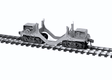 Spacer Car - Kit -- Includes Trucks & Couplers Undecorated-1