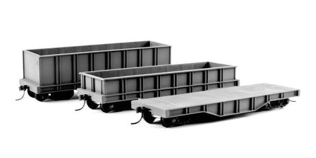 3-in-1 Mill Gondola 3-Pack - Kit -- Undecorated-2