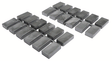 Ingot Loads pkg(24) Fits Rix #628-601 or 602 (Each Sold Separately) -- Cold (Dark Gray)