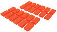 Ingot Loads pkg(24) Fits Rix #628-601 or 602 (Each Sold Separately) -- Hot (Medium Clear Red)