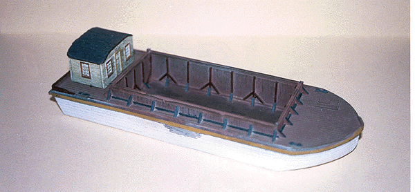 Pointed Bow Barge w/SA-5 Cabin - Kit